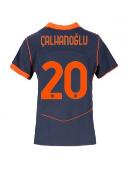 Billige Inter Milan Hakan Calhanoglu #20 Tredjedrakt Dame 2025-26 Kortermet